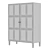 Scandinavian Double Door Wardrobe 140x190x60 cm 3D model small image 4