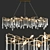 Elegant Teardrop Chandeliers by John-Richard 3D model small image 2