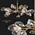 Elegant Quinn Branching Chandelier 3D model small image 1