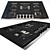 Milanello Gun Metal Flush-Mount 5-Burner Hob 3D model small image 2