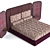 Luxury Timgad Bed: Elegant and Spacious 3D model small image 3