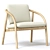 Laurel Lounge Chair: Stylish Comfort for Any Space 3D model small image 1