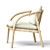 Laurel Lounge Chair: Stylish Comfort for Any Space 3D model small image 3