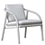 Laurel Lounge Chair: Stylish Comfort for Any Space 3D model small image 5