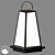 Modern Outdoor Street Lamp 3D model small image 1