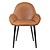 Remy Faux Leather Chair: Sleek and Polished Seating 3D model small image 4