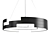 Eccentric Arched LED Pendant 3D model small image 1