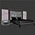 Spacious and Stylish Bed Set 3D model small image 4