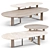 Plegat Coffee and Side Tables: Sleek Elegance for Every Space 3D model small image 1