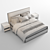 Sleek and Stylish Molteni Ribbon Bed 3D model small image 5