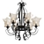 Vetraio Collection 31" Chandelier 3D model small image 1