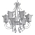 Vetraio Collection 31" Chandelier 3D model small image 2