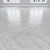 Oak Parquet: Herringbone, Linear, Chevron 3D model small image 3