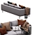 Elegant Loft Sofa by Moooi 3D model small image 4