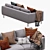 Elegant Loft Sofa by Moooi 3D model small image 9