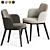 Elegant Lucylle Dining Chair 3D model small image 2