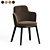 Elegant Lucylle Dining Chair 3D model small image 4