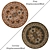 Versatile Round Carpets Set 3D model small image 2