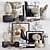 Elegant 31-Piece H&M Home Decor Set 3D model small image 1