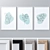 Multicolor Glass Photo Frames Set 3D model small image 1