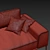 Elegant Montado Sofa: Luxurious Comfort 3D model small image 3