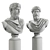 Roman Emperor Lucius Verus Bust 3D model small image 5