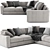 Modern Urban L-Shaped Sofa 3D model small image 2