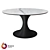 Kronco Levinson Round: Elegant Ceramic Dining Table 3D model small image 1