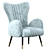 Drummond Stylish Armchairs 3D model small image 1