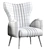 Drummond Stylish Armchairs 3D model small image 5