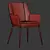 Classic Elegance: Franklin Dining Chair 3D model small image 5