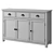 Jules Verne Chest of Drawers - 3 Drawers, 3 Doors 3D model small image 3