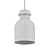 Eclectic Glass Jar Pendant Light 3D model small image 2