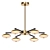 Minimalist Industrial Style Chandelier 3D model small image 1