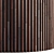 Striped Wood Panel Texture Set 3D model small image 2