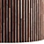 Striped Wood G Panels: PBR Texture Bundle 3D model small image 2