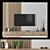 Versatile TV Wall Unit: Contemporary Design 3D model small image 3