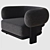 Bol Armchair: Sleek and Stylish Seating 3D model small image 2