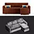 Porto Corner Sofa: Modern Elegance for Your Home 3D model small image 3