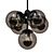 Elegant Modo Chandelier: 5 Globes 3D model small image 1