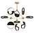 Travis Chandelier: Retro-Industrial Elegance 3D model small image 1