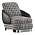 Lawson Armchair: Stylish Comfort for Your Home 3D model small image 1