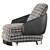 Lawson Armchair: Stylish Comfort for Your Home 3D model small image 3