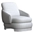 Lawson Armchair: Stylish Comfort for Your Home 3D model small image 5