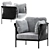 Elegant CAN Armchair: A Perfect Blend of Comfort and Style 3D model small image 4