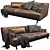 Luxury Poliform Tribeca Leather Sofa 3D model small image 3