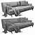 Luxury Poliform Tribeca Leather Sofa 3D model small image 4