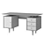 Modern Quilda Writing Desk - Sleek and Stylish 3D model small image 2