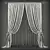 Polyester Curtains for Home 3D model small image 1