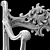 Elegant Venice Armchair - Comfy and Stylish 3D model small image 4